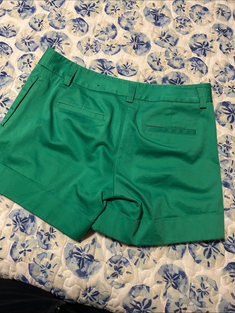 Express Women’s Shorts Trio in Black, Coral, and Green - Picture 3 of 5